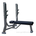 Flat bench press weightlifting gym workout machine